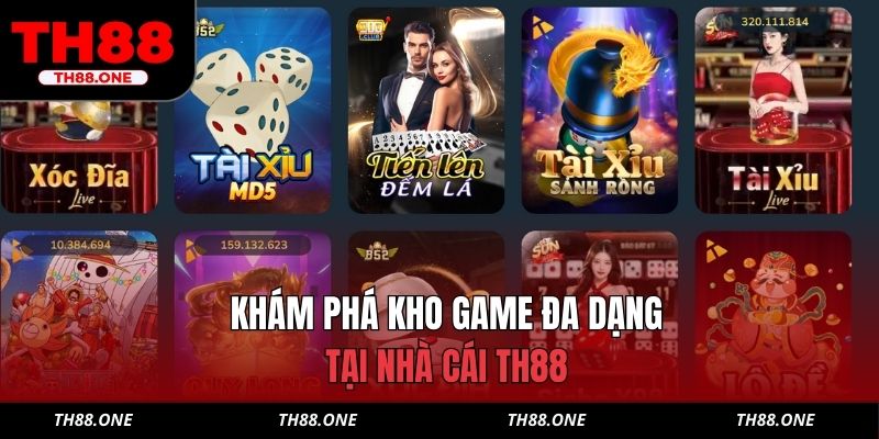 Khám phá kho game đa dạng tại nhà cái TH88