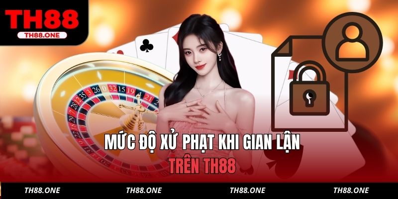 Mức độ xử phạt khi gian lận trên TH88